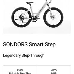 Brand New Sondore Electric Bike