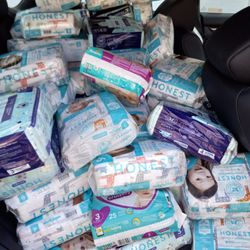 100 Packs Diapers Sizes123456 $480