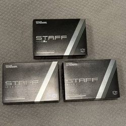 WILSON STAFF MODEL GOLF BALLS White 3 dozen 36 balls NEW IN BO