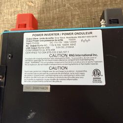 🔋 Renogy 1000W Pure Sine Wave Inverter – Like New
