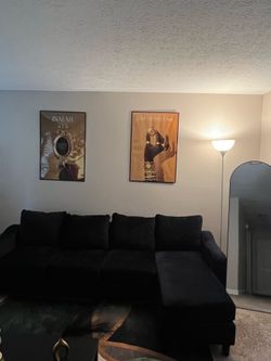 Black sectional