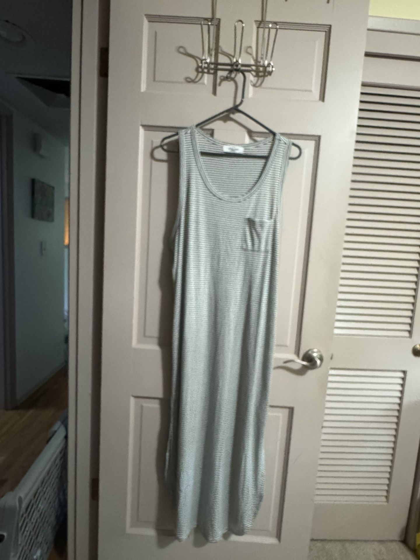 EUC CJLA Dress Maxi Dress Size Large Striped