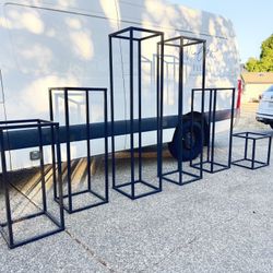 6 Metal Wedding Ceremony Party Event decorative Metal stands arches