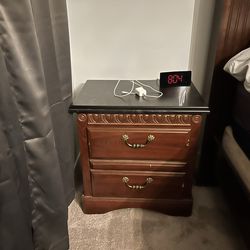 Queen bed frame and furniture set