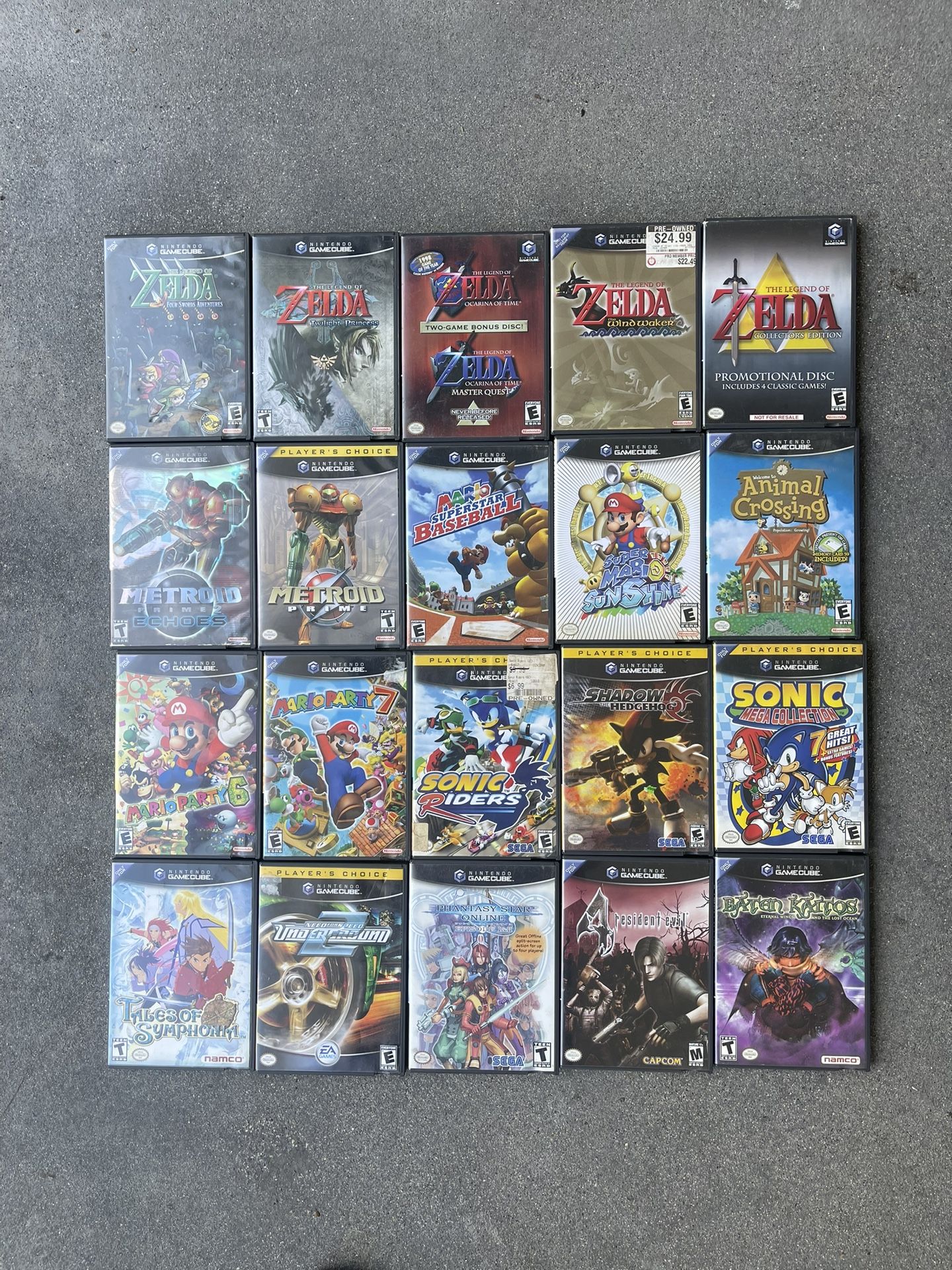 Nintendo GameCube games 