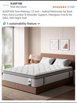 Queen 12” Sleep100 Mattress