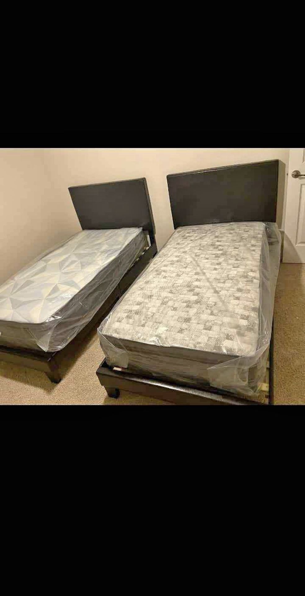 New Twin + Mattress Each