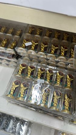 Set of 12 x 2.5" Virgen De Guadalupe, Our Lady of Guadalupe Figurine Statue