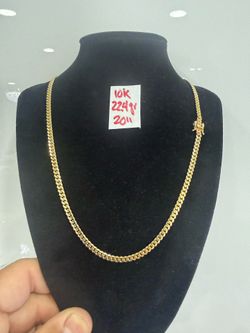 10K Solid Gold BRAND NEW 🇨🇺 Links Chain 22.4Gr  20 Inches Long