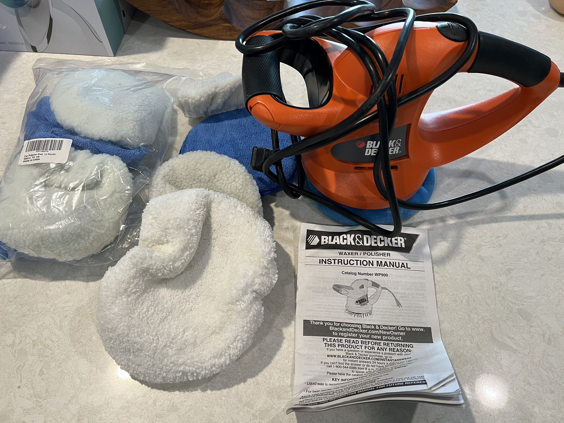 BLACK+DECKER Waxed/Polisher, 6 inch