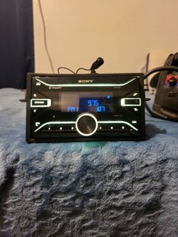 Sony Car Stereo With Bluetooth