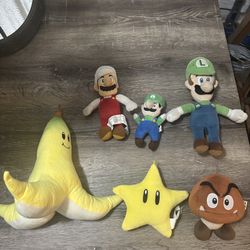 Super Mario Plushie Lot