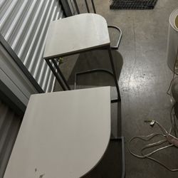 3 Granite/marble top corner table 