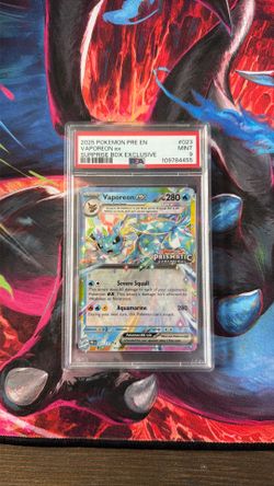 Vaporeon ex PSA MINT 9 Pokemon