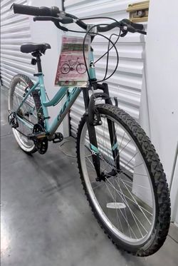 BIKE SALE!! Huffy 24” Rock Creek Mountain Bike -- AQUA MARINE BLUE