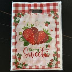 strawberry candy bags 