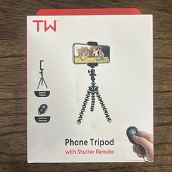 New Flexible Phone Tripod with Remote