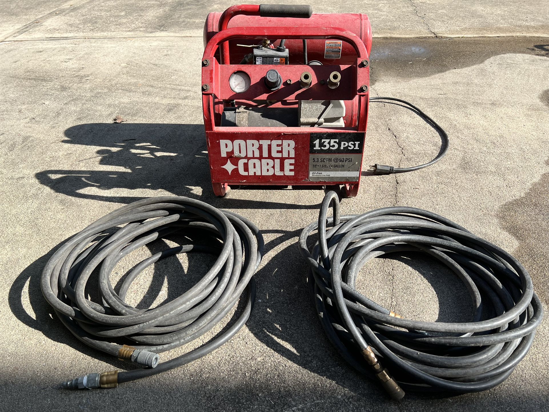 Porter-Cable Air Compressor (135 PSI, 5.3 SCFM)