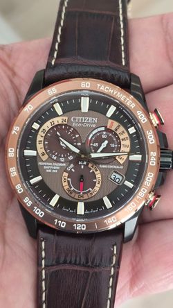 CITIZEN RADIO CONTROLLED SOLAR PERPETUAL CALENDAR MENS WATCH