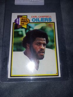 Vintage 1979 Topps football Earl Campbell Rookie EX/Mt+