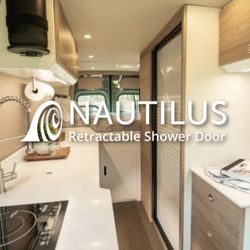 Nautilus Retractable Shower Door