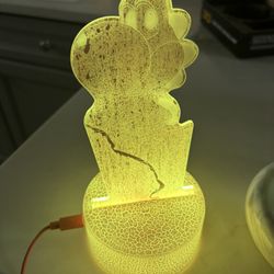 Super Mario World's - Yoshi 3D LED Lamp Night Light 💚💚
