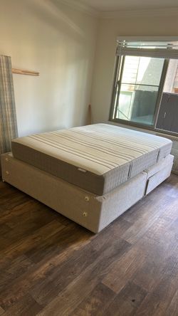 full size mattress + Bedframe with headboard