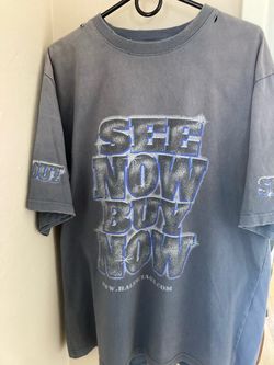 Size M/L - Balenciaga See Now Buy Now Graphic T-Shirt