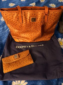 Dooney & Bourke Ostrich Continental Clutch