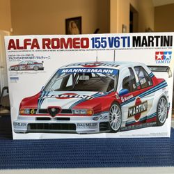 Tamiya Alfa Romero 155 V6 TI Martini Model Car