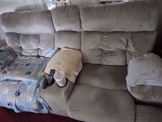 Free double reclining couch Electric recliners