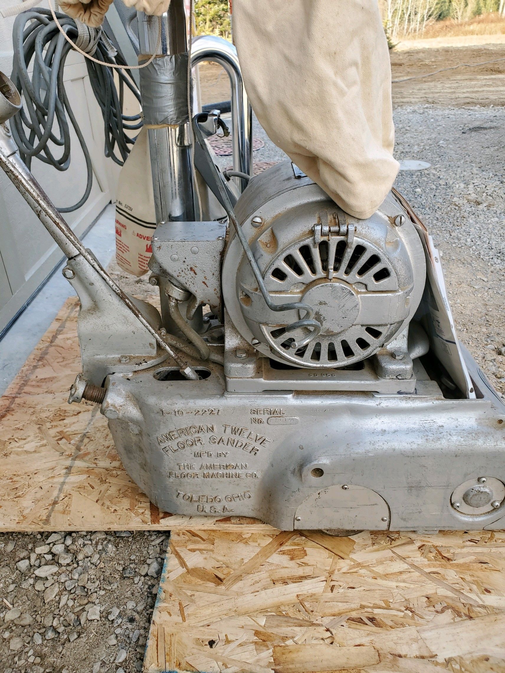 Hardwood floor Drum sander