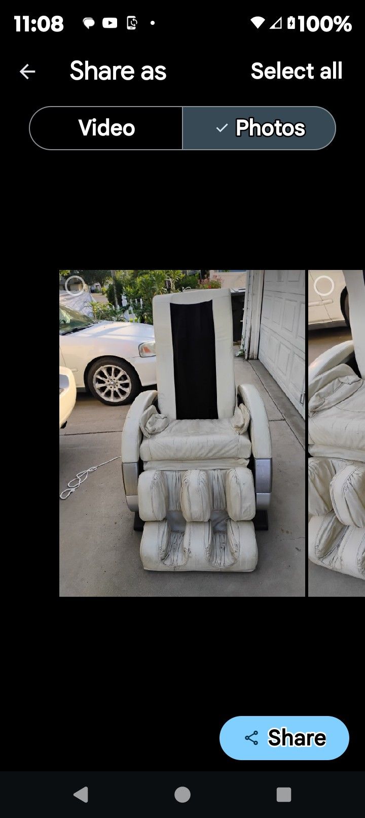 Free Acupressure Massager Chair Missing Remote That Can Be Ordered It Got Stolen