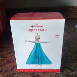 Hallmark Ornament Set "Frozen" Anna, Elsa, And Olaf