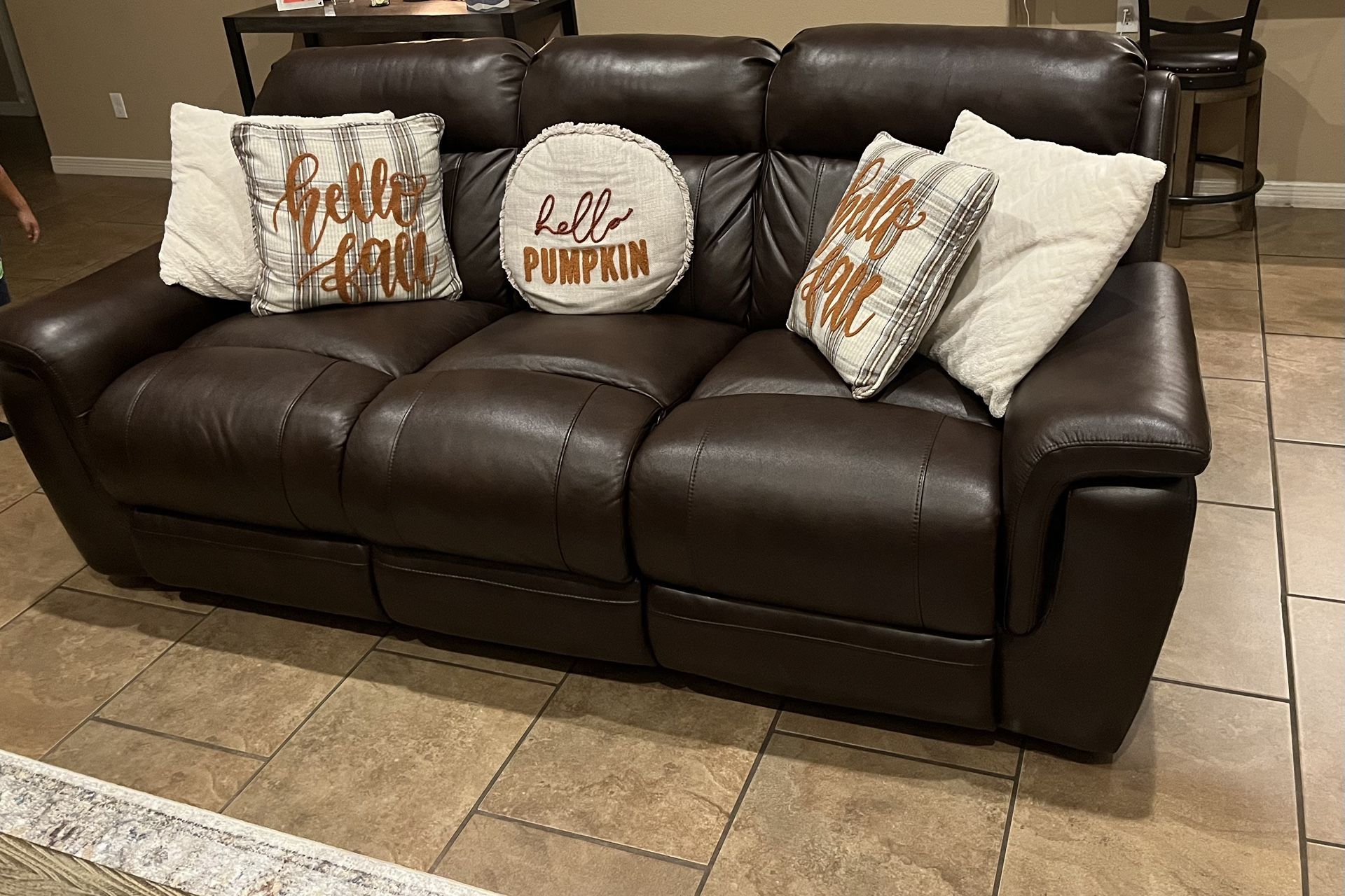 Leather Sofa And Loveseat 