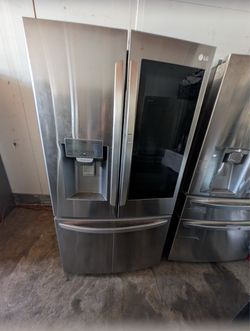 Lg fridge three  door instaview