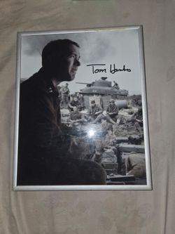 Tom hanks original signed picture with autenticity page