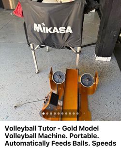 Volleyball Tutor-gold model volleyball machine