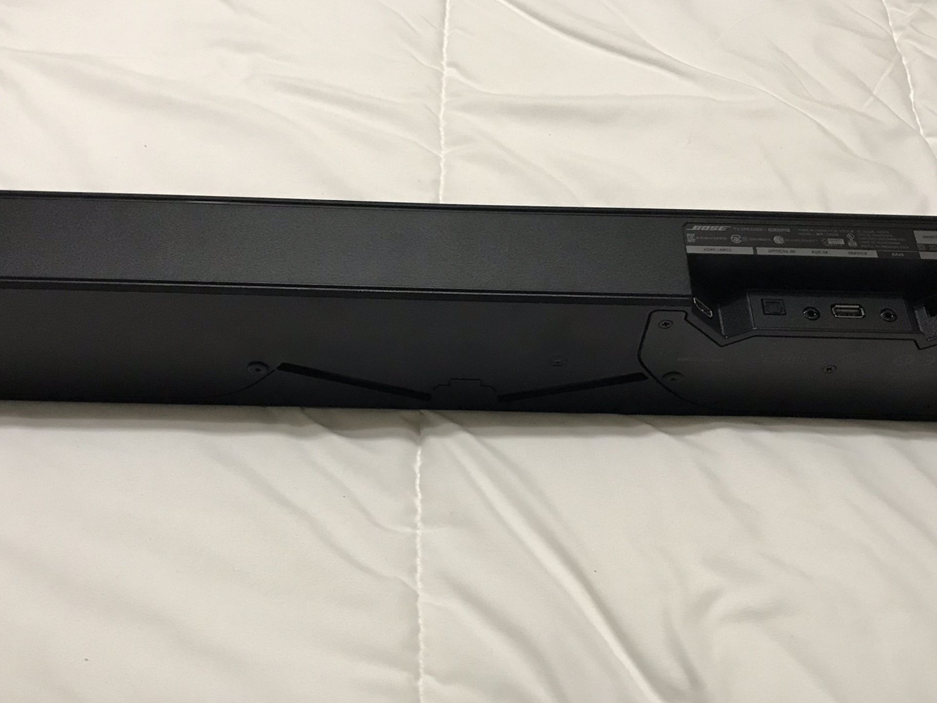 Bose TV Speaker - Small Soundbar with Bluetooth and HDMI-ARC Connectivity, Black. Includes remote control.