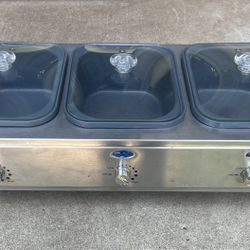 Nostalgia Electrics 3-Station Buffet Server and Warming Tray