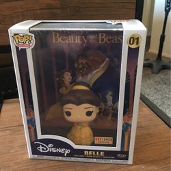 Funko Pop #1 Beauty & The Beast VHS Cover Box Lunch Exclusive Belle - Excellent Condition! 
