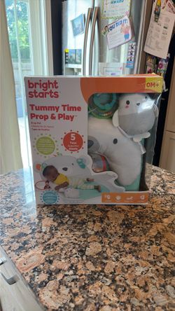 Bright Starts Tummy Time Prop & Play Activity Mat – New in Box