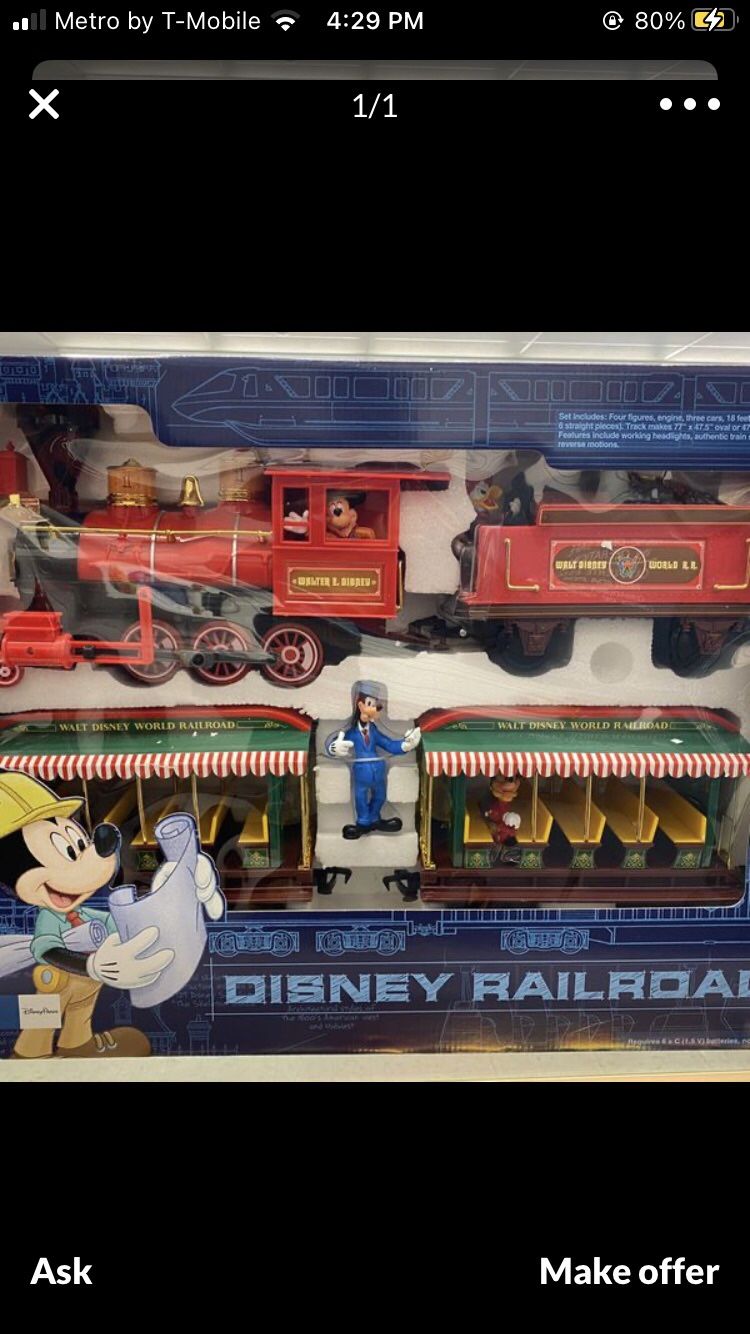 Disney Railroad Set Train Set