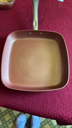 Square Copper Nonstick Frying Pan