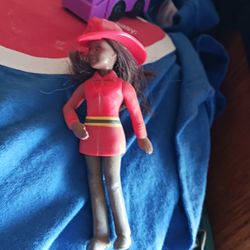 McDonald's Barbie Mattel firefighter doll toy figure

