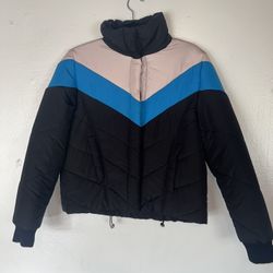 Bomber Jacket w/ Cool Colored Design 