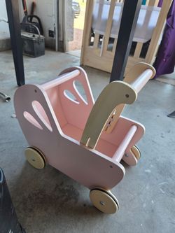 Wooden Toy Stroller