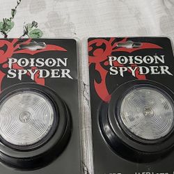 Jeep backup led lights by Poison Spyder.