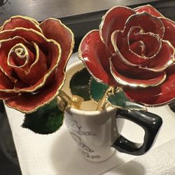 Gold Dipped Roses 
