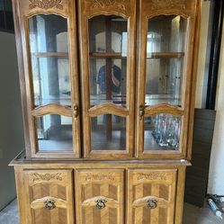 Wooden China cabinet